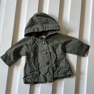 Old Navy Olive Green Hooded Jacket